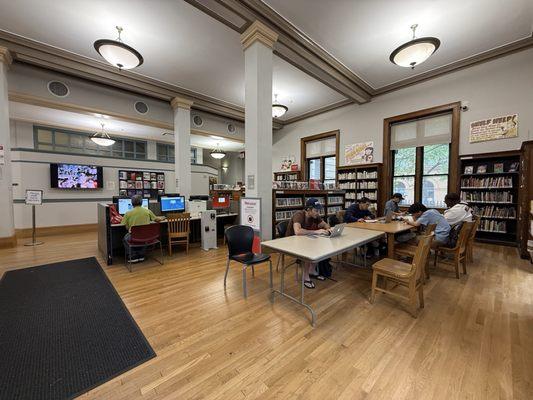 Computer stations and desks