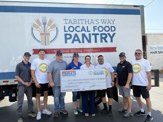 Food pantry donation
