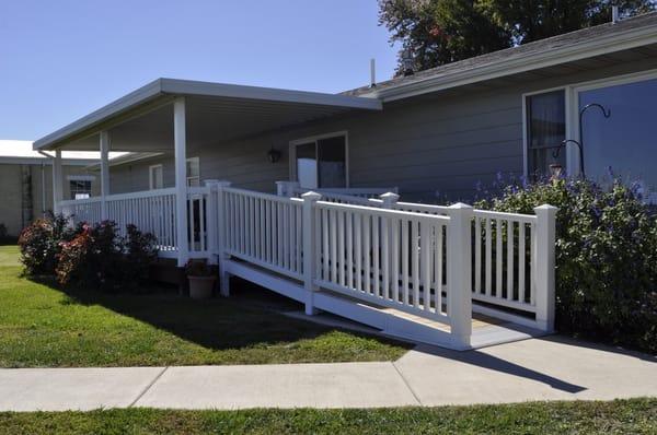 Wheelchair Ramps, of all designs. Maintenance Free