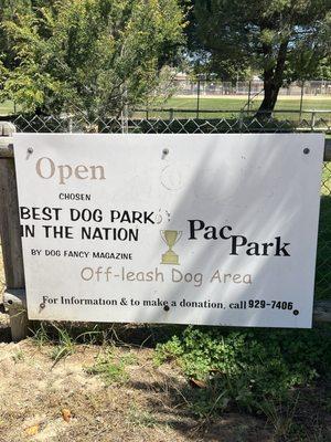 Best Dog Park in the Nation!