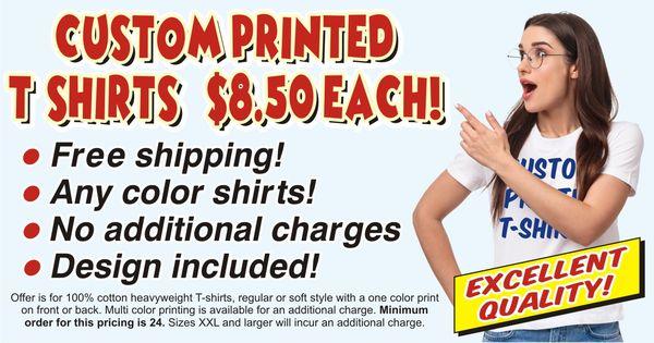 Custom Printed T-Shirts