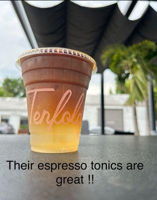 Their pineapple, espresso tonic