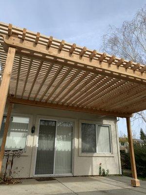 Patio cover build