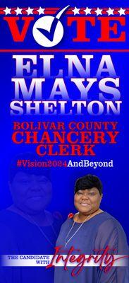 Elna Shelton for Chancery Clerk