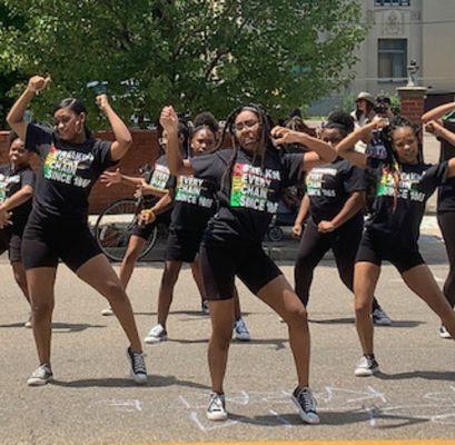 TPC dancers celebrating Juneteenth.