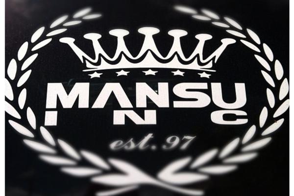 car club emblems in shiny chrome. Awesome!