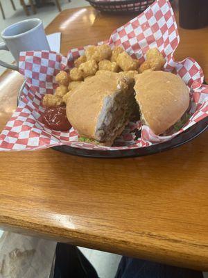 Swiss & Mushroom Burger