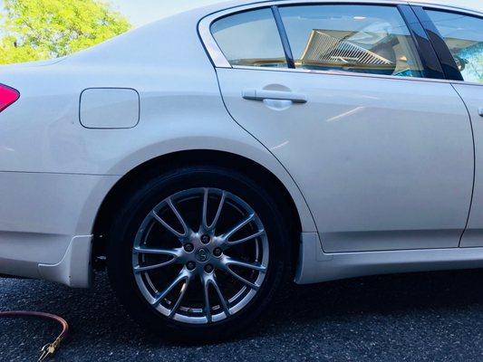 AFTER just like new! All the scratches are off!