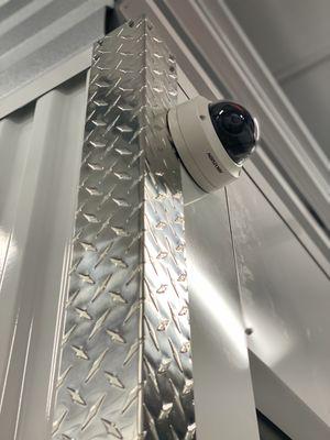 Cameras throughout the facility.