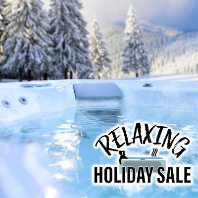 Relaxing holiday sale on hot tubs!