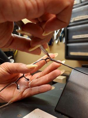 If you happen to be in Colony Plaza, stop by for routine maintenance on your glasses!