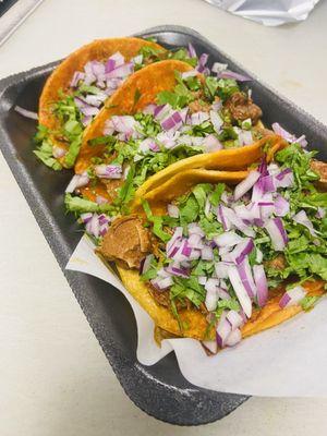 Street birria tacos
