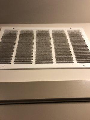 This is what my air quality looks like in my unit, because my filter has yet to be changed after I asked them to come 2 weeks ago