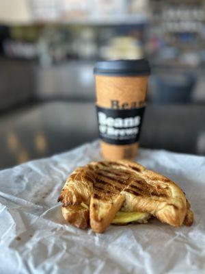 Sausage, Egg & Cheddar Croissant