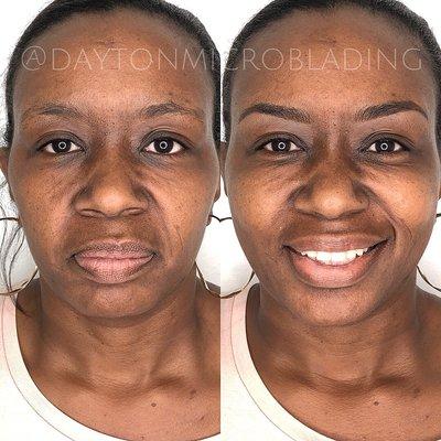 Microblading + shading to create the perfect frame!