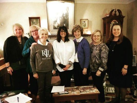 The Friends Board planning next Literary Pub Crawl!