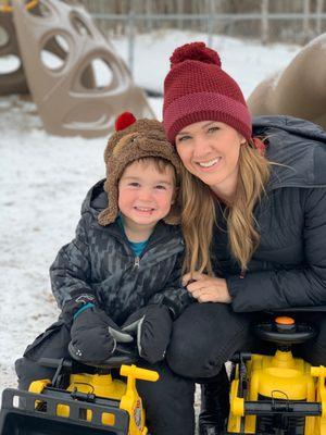 "Special Day" with mom at school.