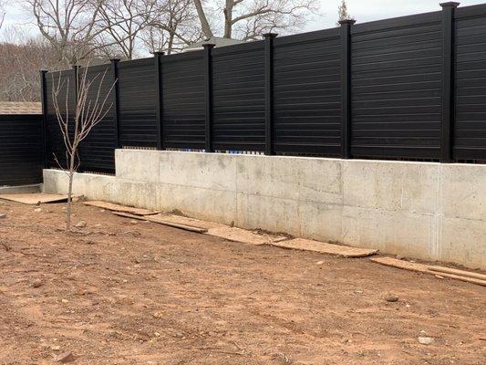 Horizontal Solid Privacy