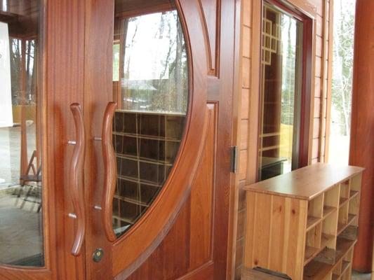 Doors to the dharma building