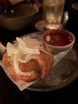 Shrimp and scallop roast