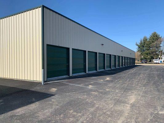 Drive-up storage units.