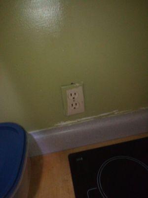 Professional paint job in the kitchen