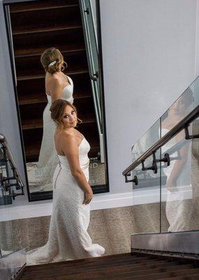 Bridal hair by the talented Marissa