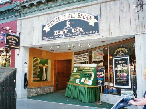 This is the place to buy customized baseball bats (full-sized and miniature) in Cooperstown, NY