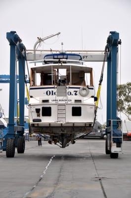 Our Haul out in the number 2 haul out ramp