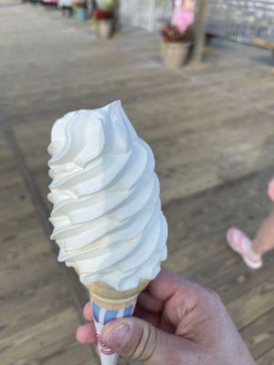 Small vanilla cone