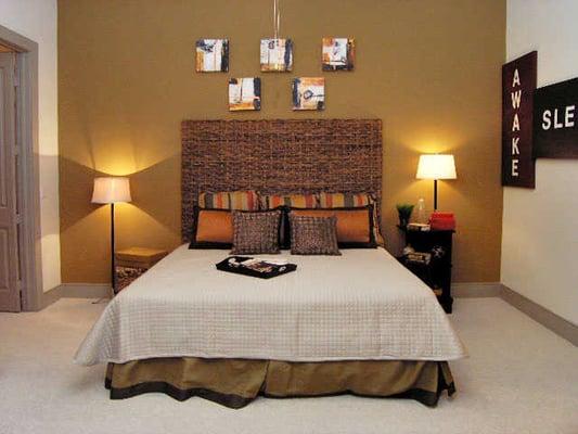 Uptown apartment bedroom