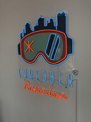 Getting ready to shred the steep and deep.