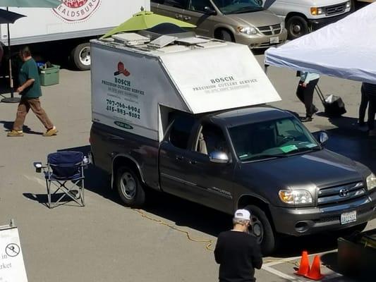 Bosch sharpening truck
