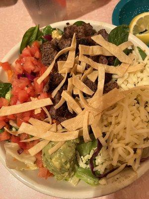 Beef Fajita Taco Salad