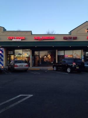 Located in mini mart parking