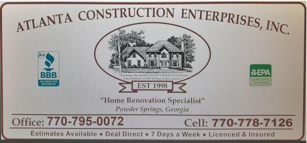 Atlanta Construction Enterprises