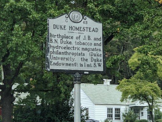 Duke Homestead State Historic Site