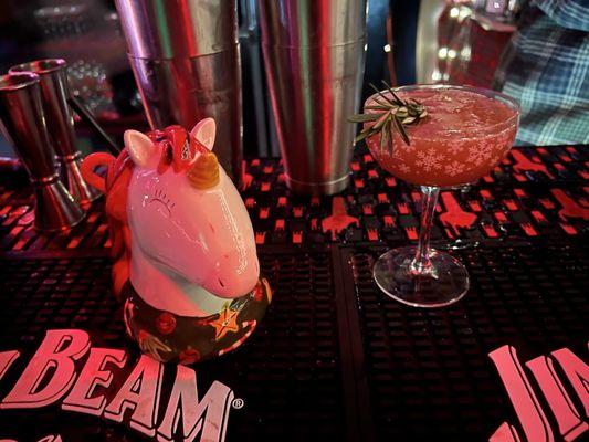 Candy Cane Lane on left. Christmapolitan on right