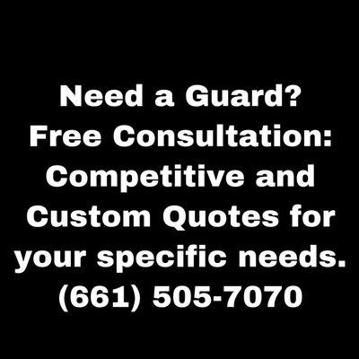 Special Detail Security