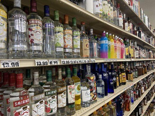 Huge Variety of Liquor!!