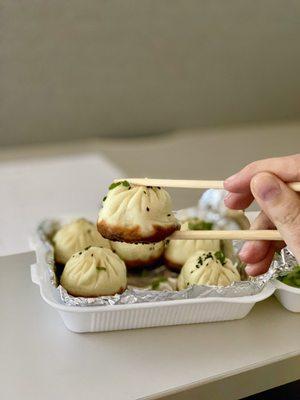 A15. Pan Fried Pork Buns