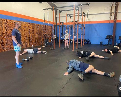 Warm ups and post work out stretches (photo from their IG)