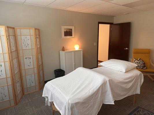 The treatment oasis at Shine Acupuncture