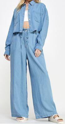 Upgrade your wardrobe with our soft and stylish Jean, made from 100% washed Lyocell.