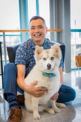 Managing Partner, Attorney Glenn Honda and Dani.