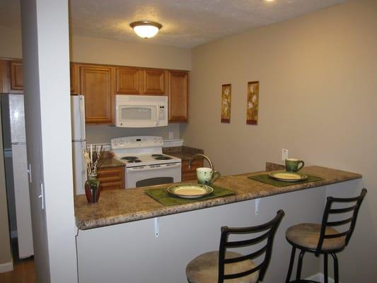 Brand new energy efficient appliances! Dishwasher, microwave, self cleaning oven, fridge w/ ice maker