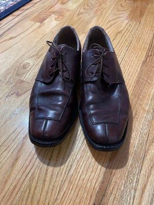 My old shoes look brand new