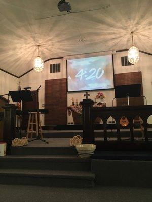 View from the front pew