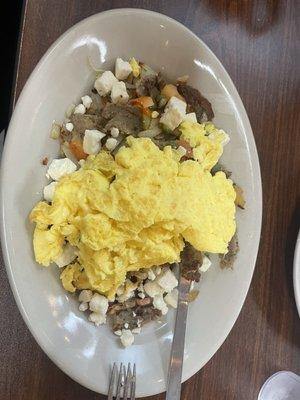 Mediterranean skillet was the bomb.