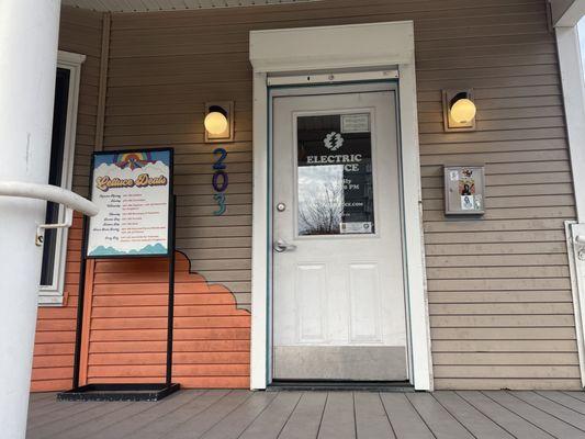 Front hours and specials